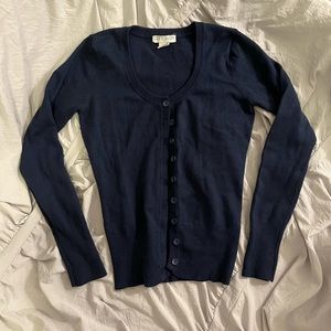 Navy Cardigan